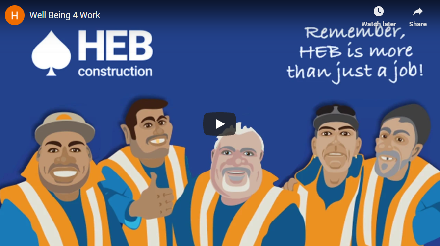 Wellbeing4Work supports mental health at HEB Construction