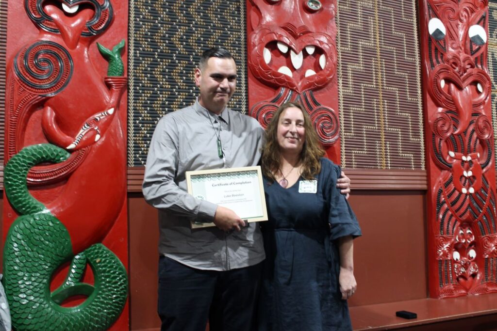 Luke Beeston Upskills' He Muka Tangata Graduation